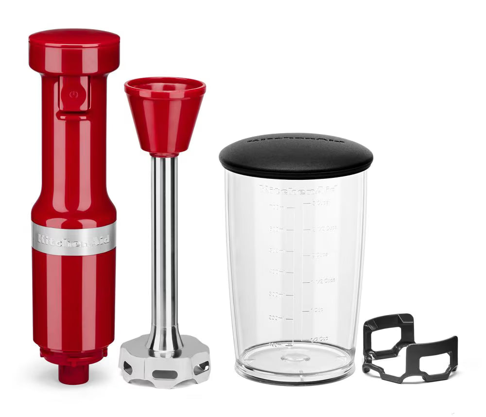 KitchenAid Variable Speed Corded Hand Blender - Empire Red