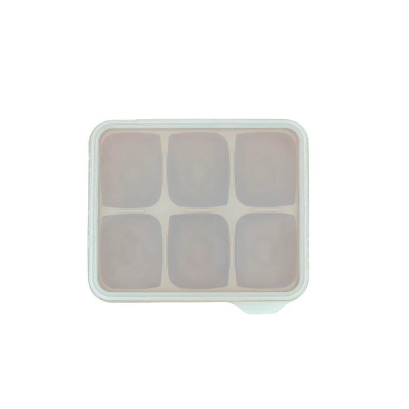 Kitchen Basics Ice Cube Silicone Mold with Lid - Nougat