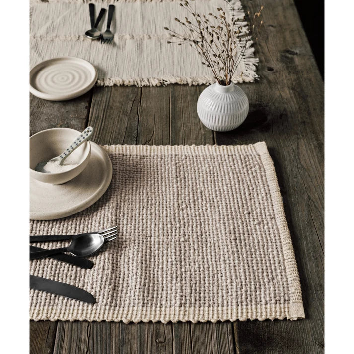 Danica Heirloom Lattice Placemat - Dove Gray