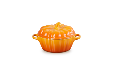 Le Creuset 0.35L Pumpkin Mini Cocotte - Persimmon