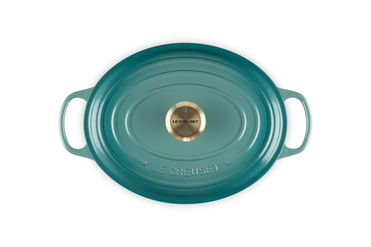 Le Creuset 4.7L Oval French Oven - Bleu Riviera