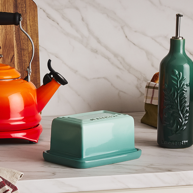 Le Creuset 1lb Butter Dish - Sage