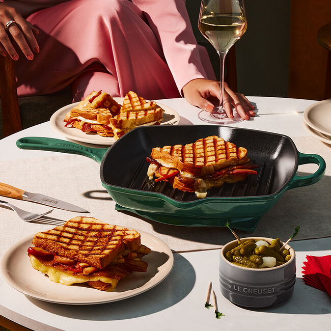 Le Creuset 26cm Square Skillet Grill - Artichaut