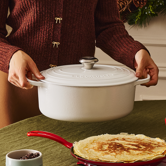 Cocotte ovale 6,3 L Le Creuset - Blanc