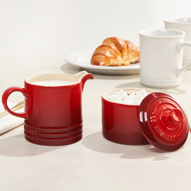 Le Creuset Cream & Sugar Set - Cerise