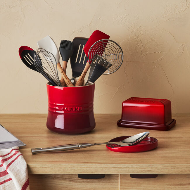 Le Creuset Utensil Crock - Cerise