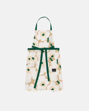 Marimekko Pieni Apron - UNIKKO Beige/Green