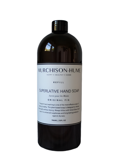 Murchison-Hume Superlative Hand Soap Refill - Original Fig / 32oz Plastic Refill Bottle
