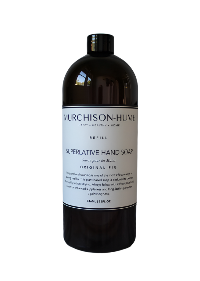 Murchison-Hume Superlative Hand Soap Refill - Original Fig / 32oz Plastic Refill Bottle