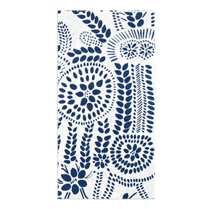 Marimekko Paper Buffet  Napkins - NASIA White Blue