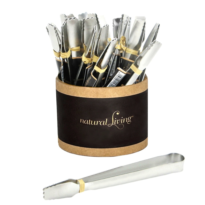 Natural Living Small Serving Tong  - Stainless Steel