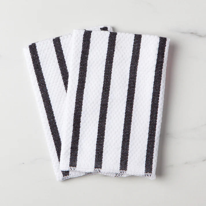 Now Designs Basketweave Dishcloths set of 2 - Black