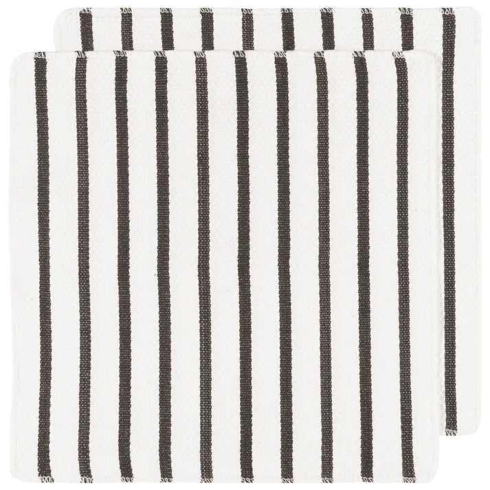 Now Designs Basketweave Dishcloths set of 2 - Black