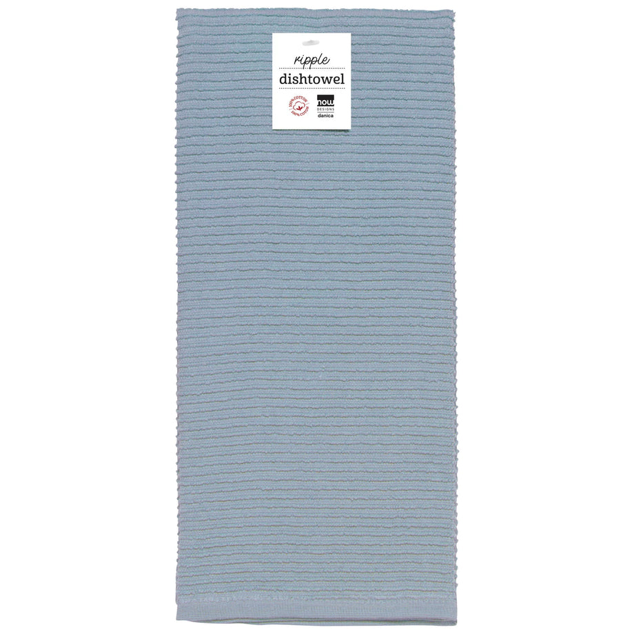 Now Designs Ripple Dishtowel - Slate Blue