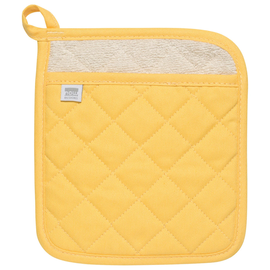 Now Designs Superior  Potholder - Lemon Yellow