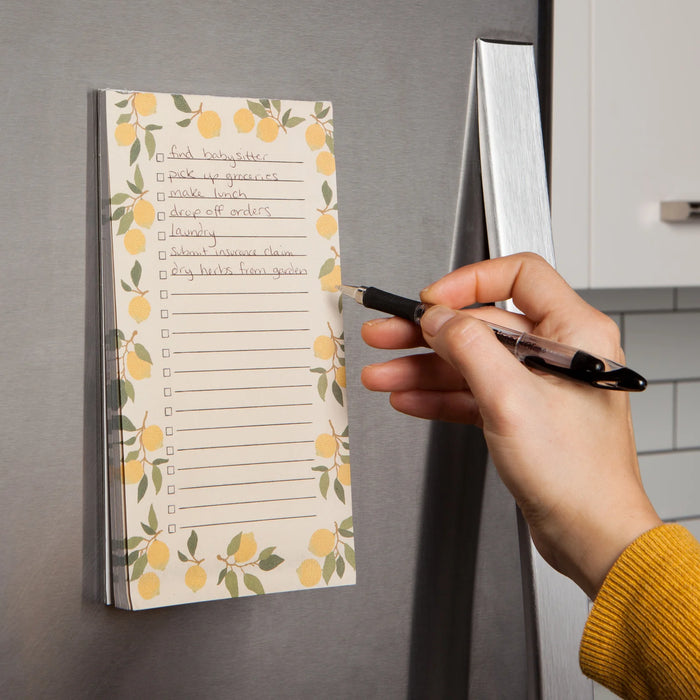 Now Designs by Danica - Lemons List It Magnetic Notepad