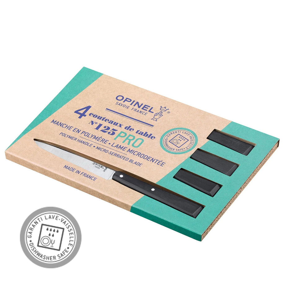 Opinel No.125 Pro Steak Knives - Set of 4