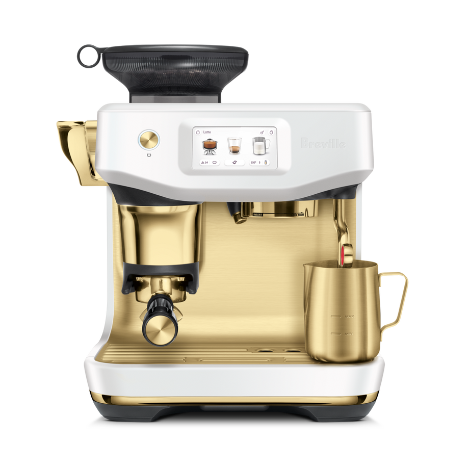 Breville the Barista Touch Impress Accent - Sea Salt Brass