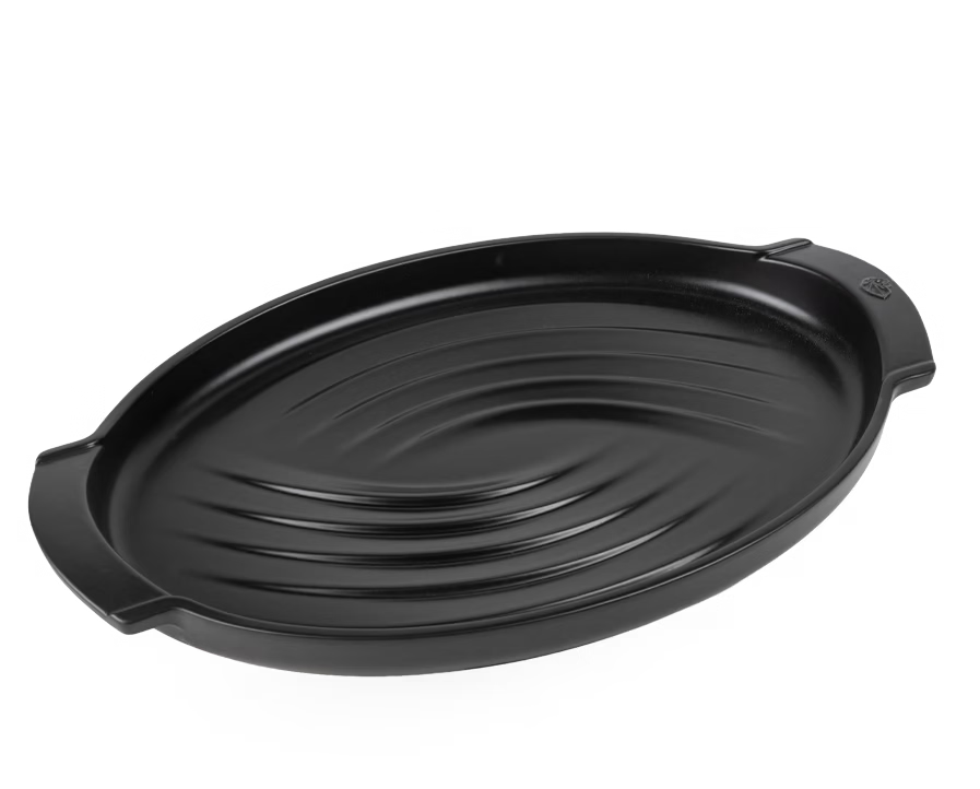 Peugeot Grill to Table Oval Ceramic Grill Dish / 41 cm / 16 " - Balck