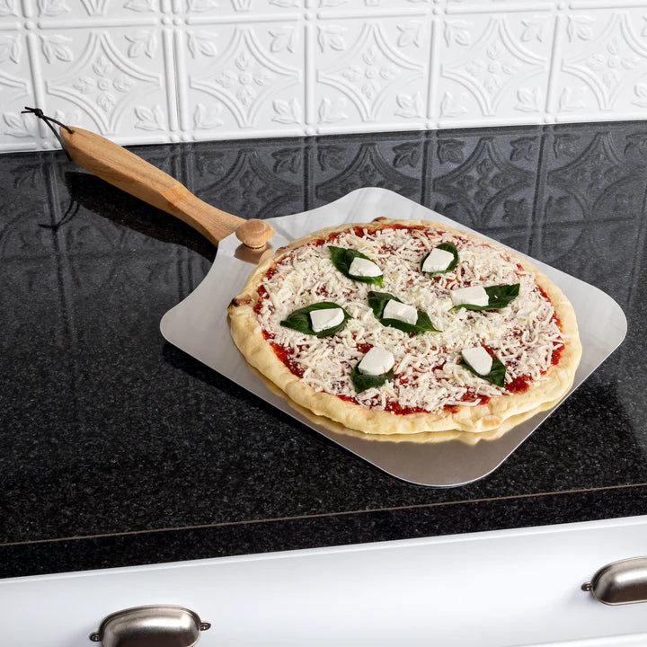 Old Stone Pizza Peel with Folding Handle – 14 x 16 "