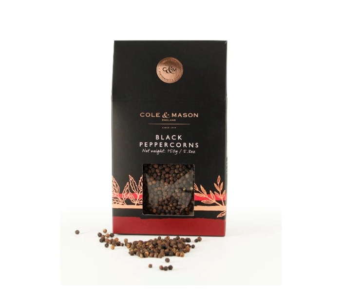 Cole & Mason Black Peppercorns Box Refill 5.3oz