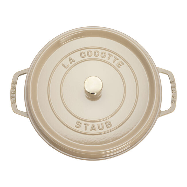 Cocotte ronde en fonte STAUB 3,7 L - Sésame