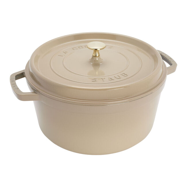 Cocotte ronde en fonte STAUB 3,7 L - Sésame
