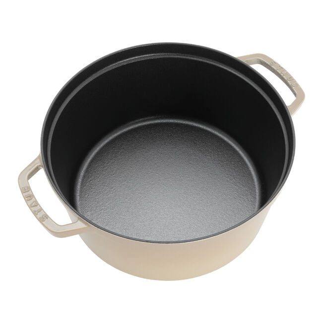 Cocotte ronde en fonte STAUB 3,7 L - Sésame