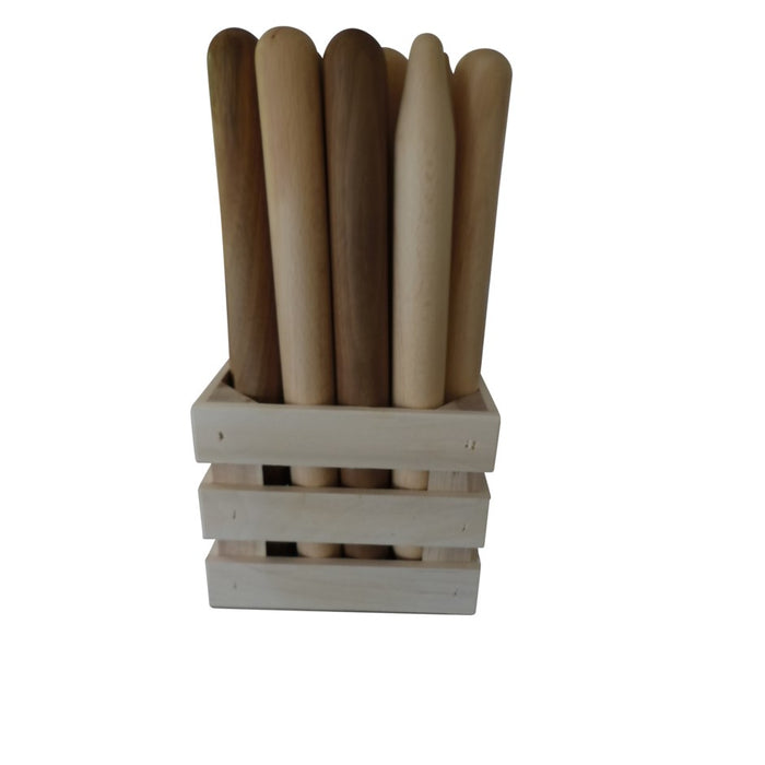 Scanwood Solid Rolling Pin - Beech or Walnut