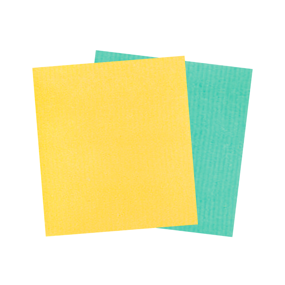 World's Best Swedish Dishcloths – Set of 2 – Assorted Colours