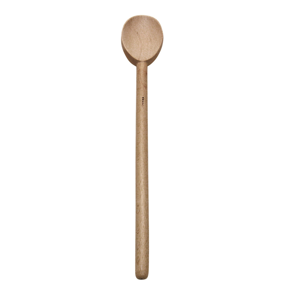 French-made Wooden Cooking Spoon - 12" Round