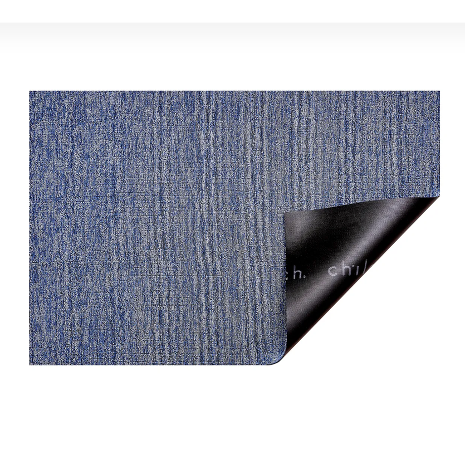 Chilewich Indoor Outdoor Shag Doormat - Heathered / Cornflower / 18x28"