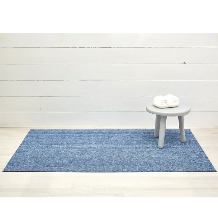 Chilewich Indoor Outdoor Shag Utility Mat - Heathered / Cornflower / 24x36"