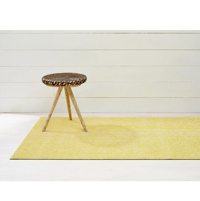 Chilewich Indoor Outdoor Shag Big Mat - Heathered / Lemon / 36x60"