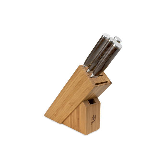 Shun Premier Block 5 Piece Set - Brown