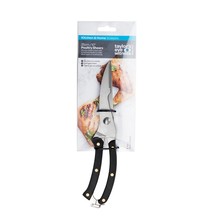 Taylor’s Eye Witness Poultry Shears Spring Loaded Kitchen Scissors