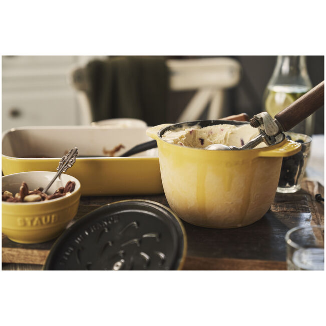 Staub Cast Iron Round Rice Cocotte 1.75L - Citron