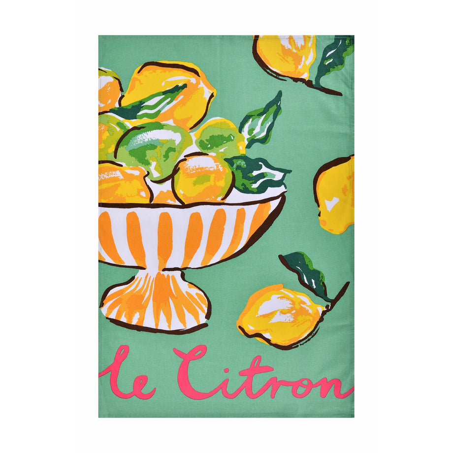 Ulster Weavers Summer Fruits Cotton Tea Towel - Citron