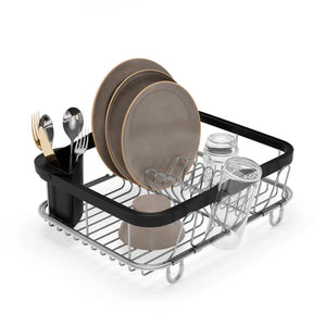 Umbra Sinkin Multi Use Dish Rack - Black Nickel