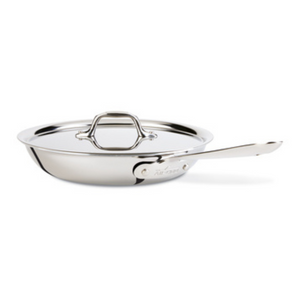 All-Clad D3 Stainless Steel Fry Pan with lid - 10