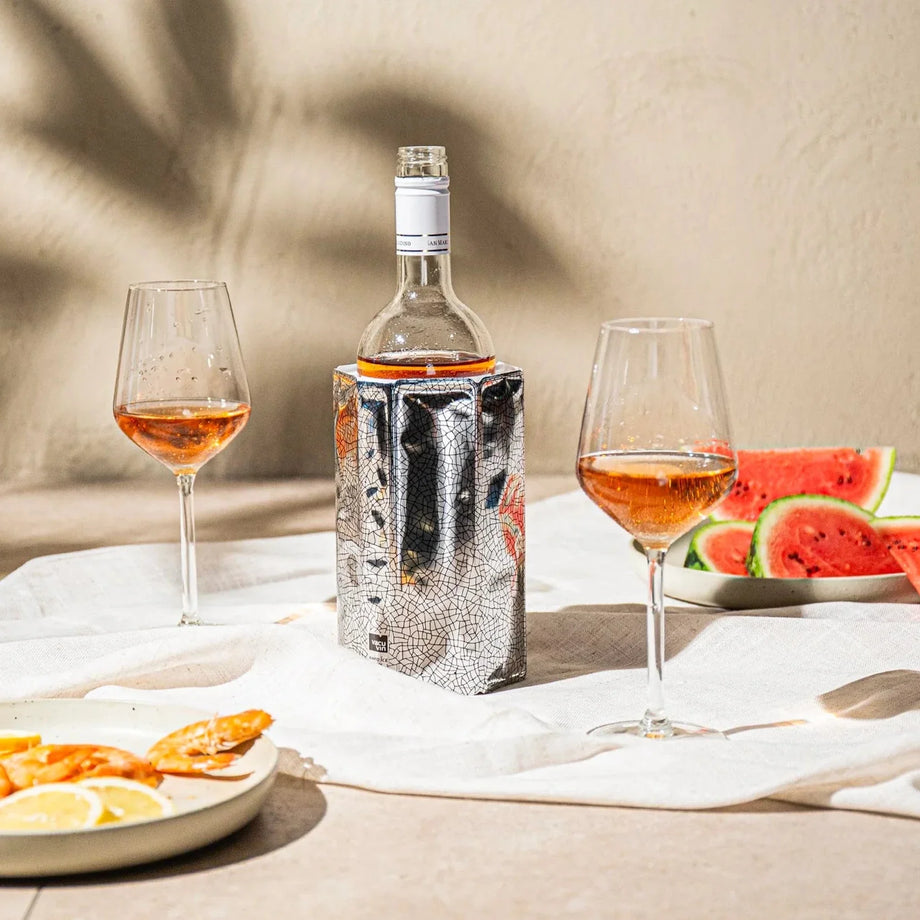 Vacu Vin Wine Cooler Sleeve - Silver