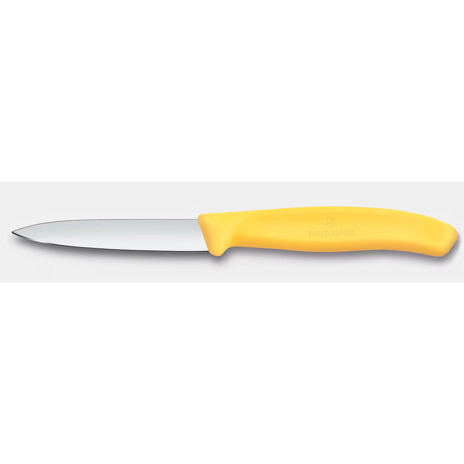 Victorinox Couteau d'office à lame droite 3" - Jaune