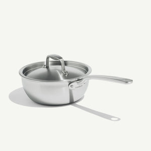 MADE IN Cookware 2 QT 5-ply Stainless Steel Saucier - PREORDER