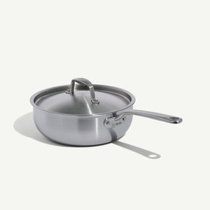 MADE IN Cookware 3 QT 5-ply Stainless Steel Saucier