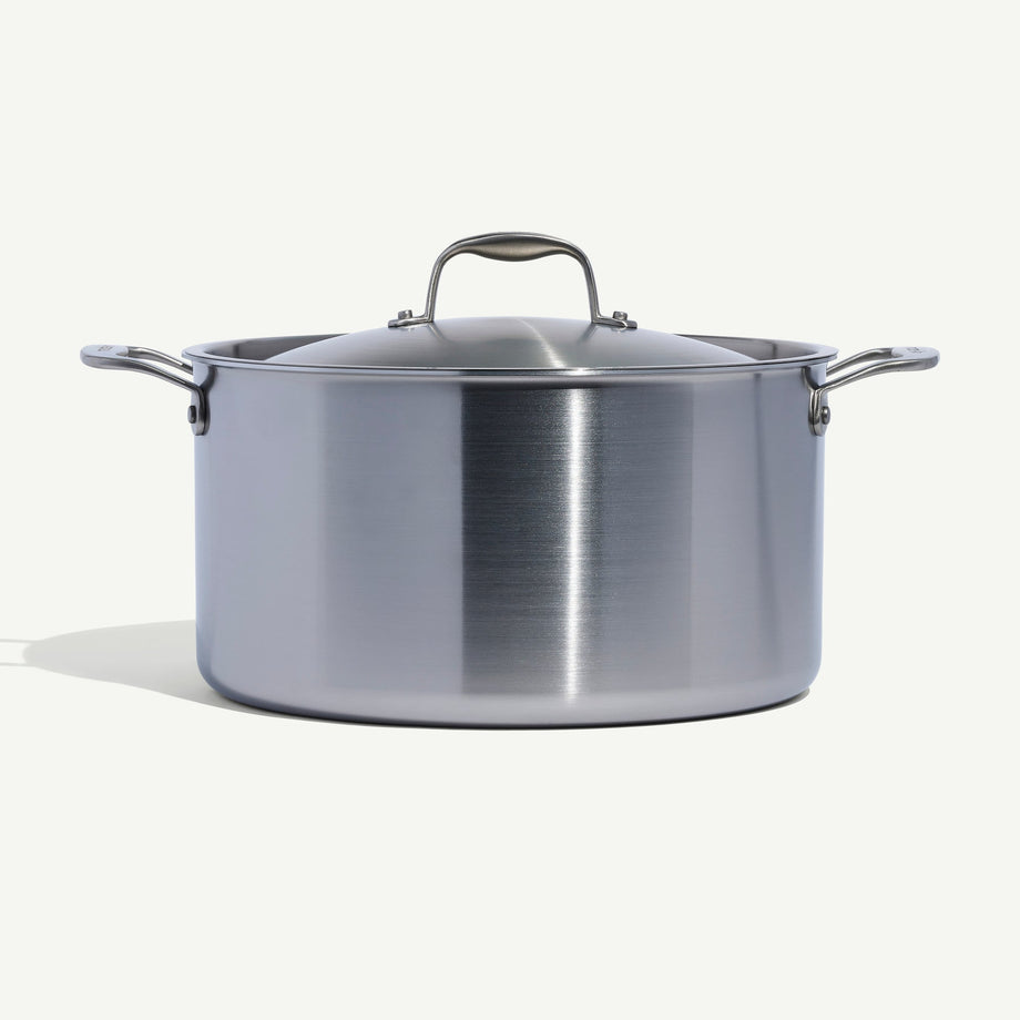 MADE IN Cookware 12 QT 5-ply Stainless Steel Stock Pot