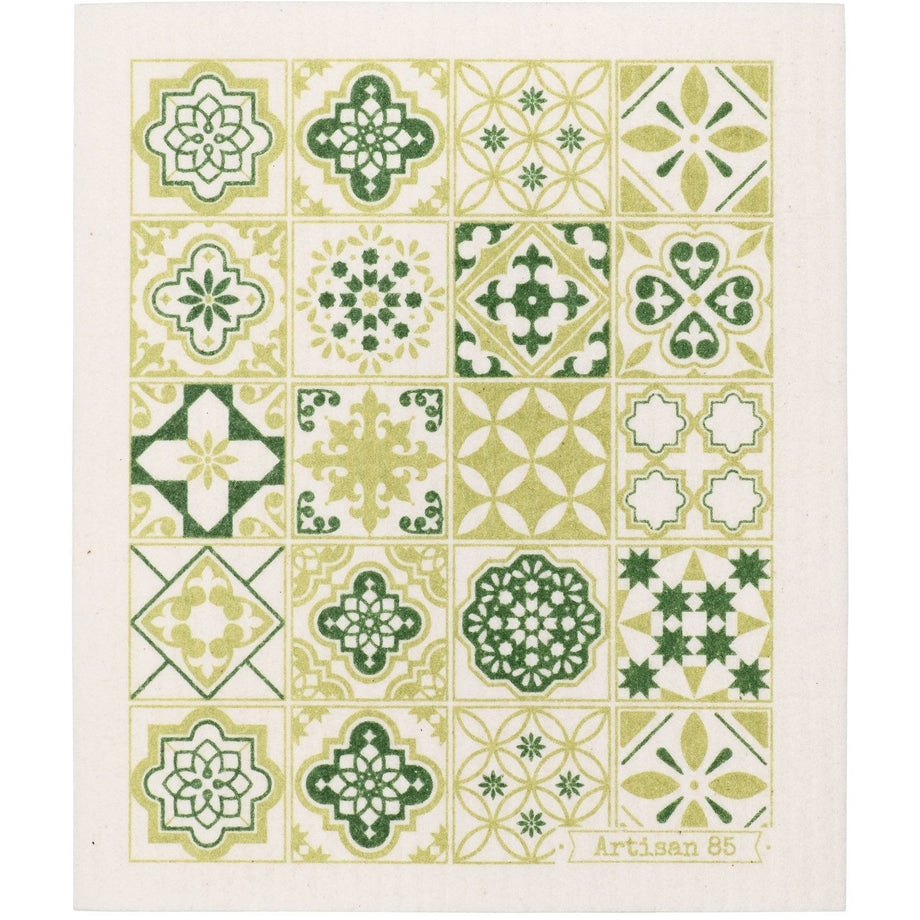 Wet-it Swedish Cloth - Lisbon Green Tile