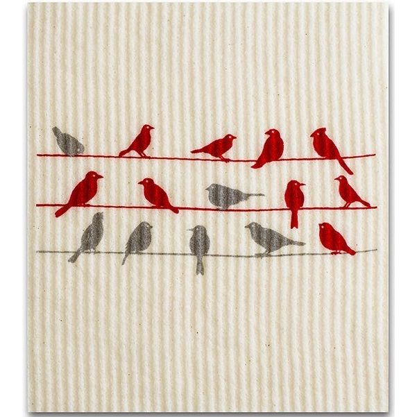 Wet-it Swedish Cloth - Birds on a Wire