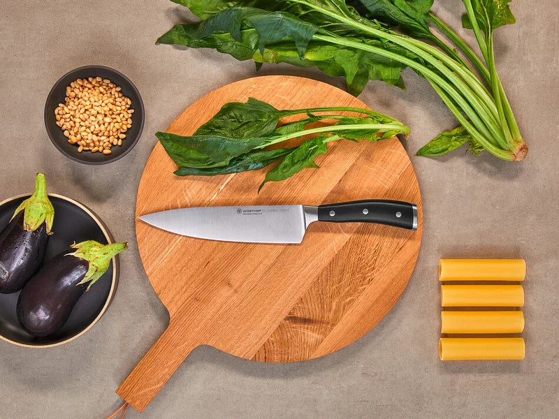 Wusthof Classic Ikon 8" Cook's Knife - Black