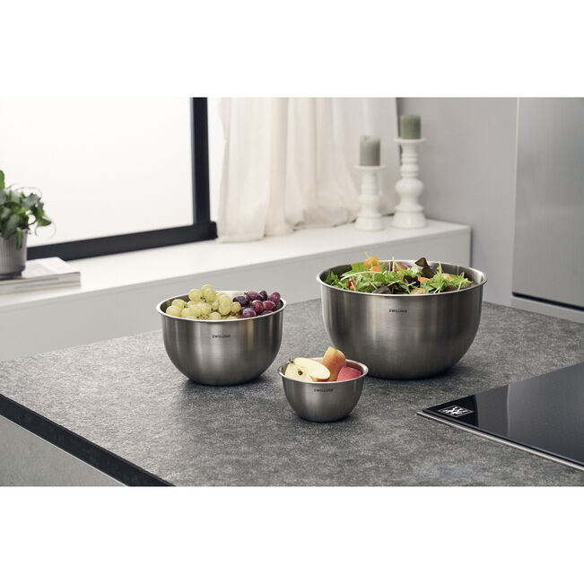 Zwilling Fresh & Save Stainless Steel Bowls set of 3 - Silver