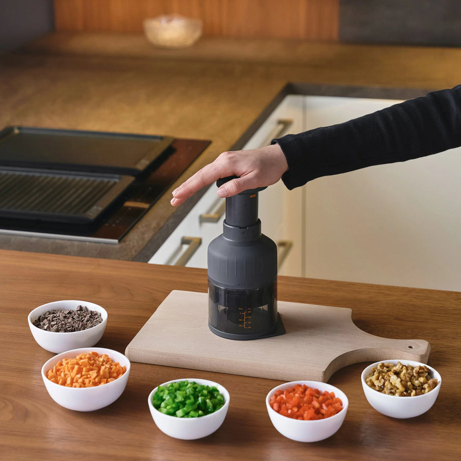 Zyliss Zick Zick 3 Food Chopper - Grey